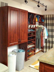 storage behind doors