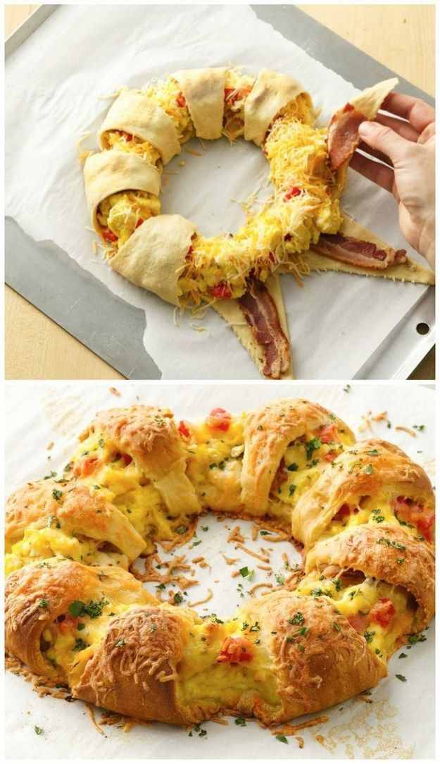 bacon egg and cheese ring