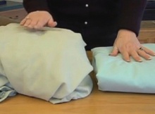 fold fitted sheets